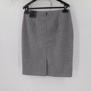 NWT Banana Republic Pencil Skirt womens 4 Gray Office Lined career business slit